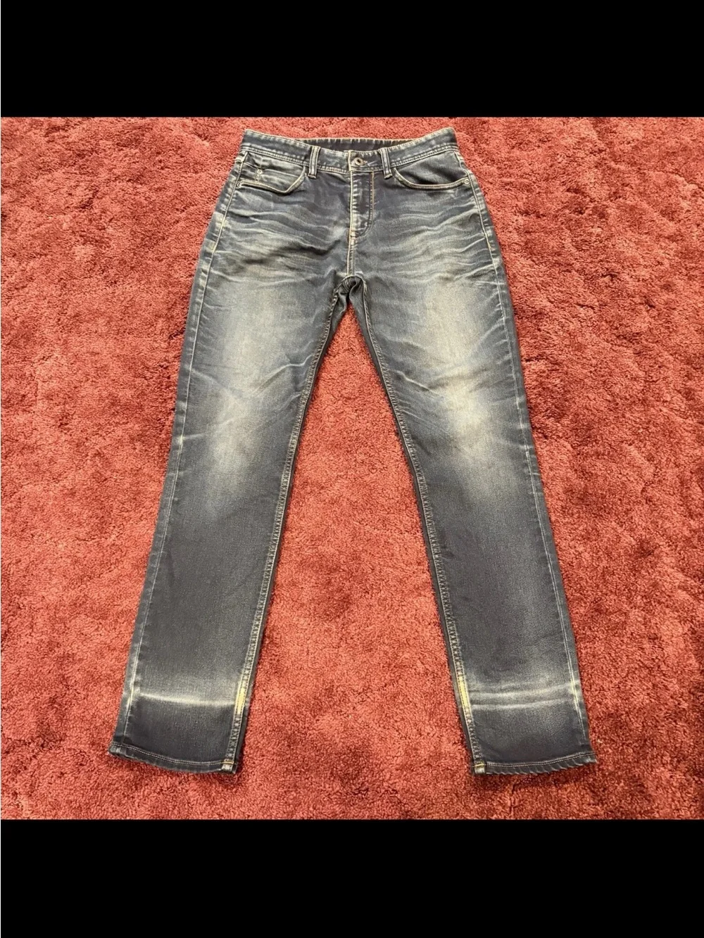 Jack & Jones Slim Straight Washed Blue Jeans